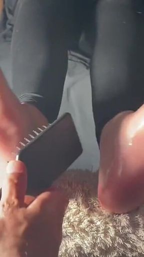 Tickled with a Hairbrush