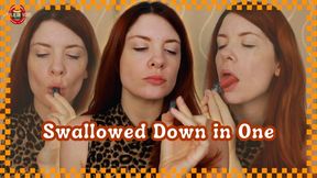 Giantess Swallows You Down In One by HannyTV of World of Vore