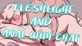 Femboy strokes it while chat plays with his ass switch behavior ASMR