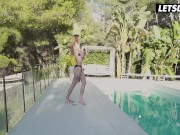 Adelle Unicorn & Her BFF Have Hot Erotic Lesbian Sex By The Pool - A GIRL KNOWS