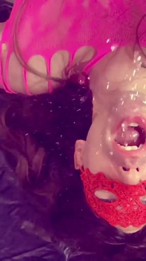 GOLDEN SHOWER for my SISSY slut after he PEES in my mouth   Clip 3