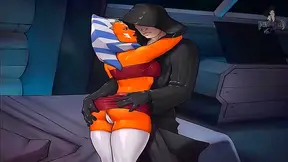 Sexy Star Wars Cosplay Slut Teases With Tits & Ass Before Anal Orgasm