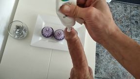 I Put Toothpaste on My Big Cock, at First It Was Fine, Then It Hurt, I Had to Give It Water, in Th