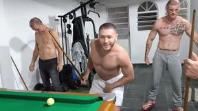 Me, Carmona, Opaido Carmona and Viking De Taubaté Started a Game of Pool Naked