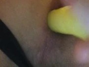 Play with dildo beg for daddy