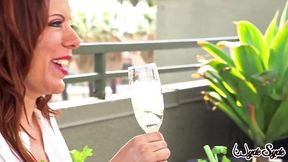 lesbian playing! sara jay eats, finger fucks & drains nicky ferrari!