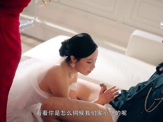 ModelMedia Asia - Pretty soon-to-be-married lewd wife engages in wife-swapping sex in advance of her wedding day
