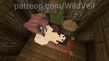 Futa pounds cute gym girl - Minecraft