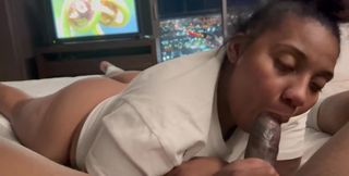 Flawless All Mouth Blowjob, I Came so Hard She Couldnt Swallow It All That Cum