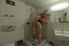 Jasmine_dlight - Self Anal Fisting in the Shower Bts Vr180