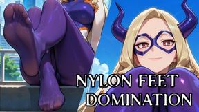 [my Hero Academia] Mt. Lady Dominates You Under Her Giant Nylon Feet (giantess, Femdom, Feet, Joi)
