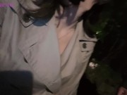 【ドキュメント】上野公園💛ご主人様と羞恥プレイ💛露出＠摺鉢山