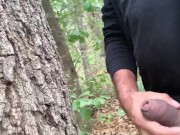 Cum shot in the Public Park. Quarantine Jerk Off Challenge. Day 6