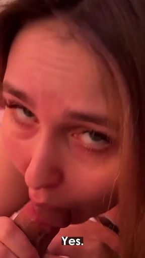 Stepson during a trip fucks his stepmother in a hotel and cums in her mouth