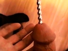 Urethral Sounding by my mistress while standing