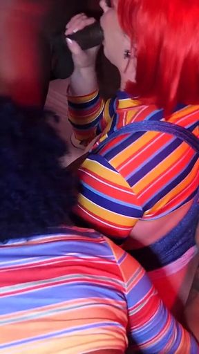 Exclusive on FapHouse only: Thiccvision's Halloween Orgy 2023