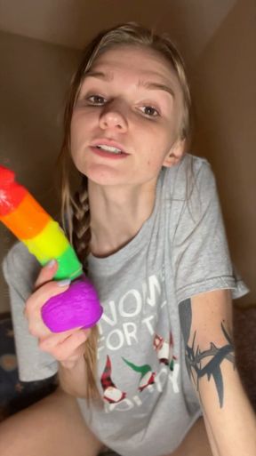 Riding My FAVORITE Dildo after Months of NO DICK 😭