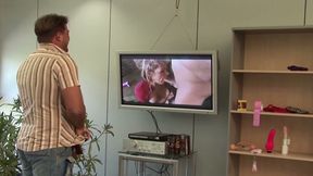 Busty French MILF gets wrecked in DP threesome before facials