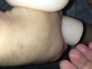 FTM Transman Fucking Fleshlight With Pumped Cock Cum Inside Pussy
