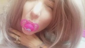 s is tired of sucking only the pacifier