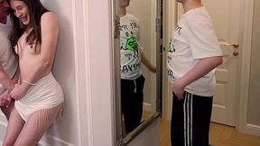 Stepson's new girlfriend is just a cock worker for me fucking with her anal