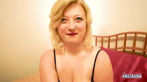 Hope Chokes Deep On Festive Hard Gift Milks Gushing Cum Load