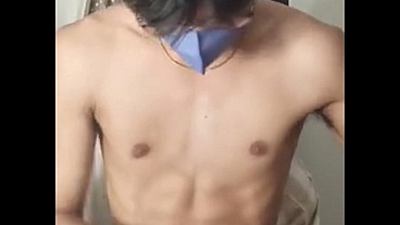 My lustful lover pushed me down and made love at home