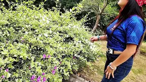 Argentine man fucks the ass of a French woman who was hanging around the park looking for a boyfriend