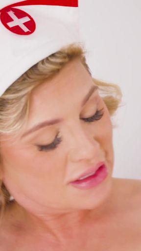 Naughty Nurse Andie Anderson Takes Care of G.i. Joey's Every Need