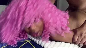 Big-Cocked Black Stud Fucks Curvy Submissive Girl's Ass and Makes Her