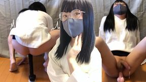 [japanese Femboy Full] Colon Orgasm While Moaning And Groaning With Dildo Over 15 Inch !