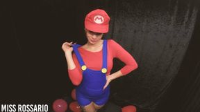 pop balloon red heels cospay mario bross