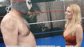 MALE DESTRUCTION, BRIT STYLE - Goldie vs Female Destroyer (IN HIGH DEFINITION)