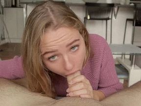 Step Sister Caught me Jerking off and Finished the Job