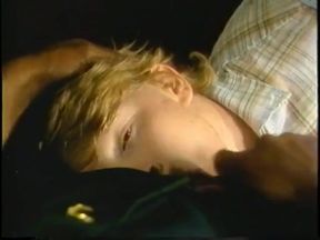 White twink inhales black nightstick on the stairs as gay man looks on