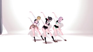 【KKS／MMD】チキチキバンバン 早坂愛 四宮かぐや 藤原千花【かぐや様は告らせたい】