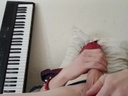 Horny fox pawing off UwU