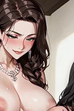 Heavy Anal Threesome with Two Trans Women and a Guy Cumming a Lot in Buckets. Animation Hentai Trans