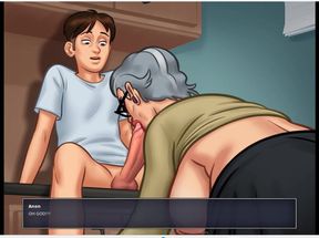Summertime Saga Gameplay GILF Sex Scene and Gloryhole Blowjob