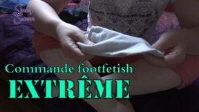 Commande footfetish extrême