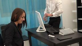 ”Katy Rose wants to be a office slut”