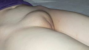 Hubby catches wifey's bare booty on cam, sans undies post 9-to-5 grind.