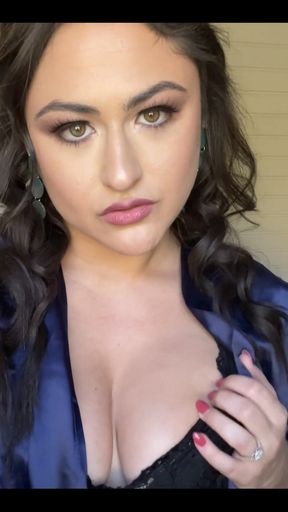 Snuck Away From the Bridal Party to Do a Little Strip Tease for You