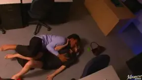 Lovely Asian model is in a hot office gangbang 2