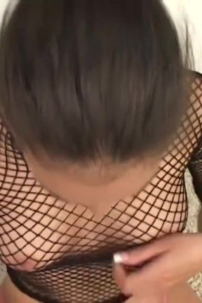 Hot girl sucks two massive cocks in turns resulting to mouth cumshot