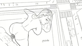 Hentai Cartoon Girl Enjoys Rough Doggy Style Backshots On The Rooftop ASMR