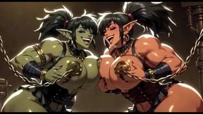 Funny Boobs with Demons, Ai Animation