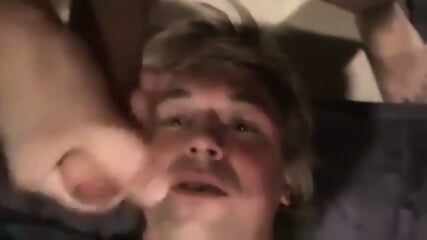 Big Cock Amateur Face Blasts Twink After Blowjob