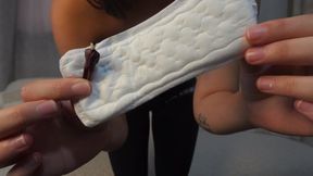 My Giantess Stepsister puts tiny stepbrother in maxi pads and masturbates tiny stepbrother helps her reach orgasm while using maxi pads then she wraps the maxi pads around herself