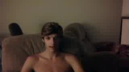 Hunter cums in his first show!